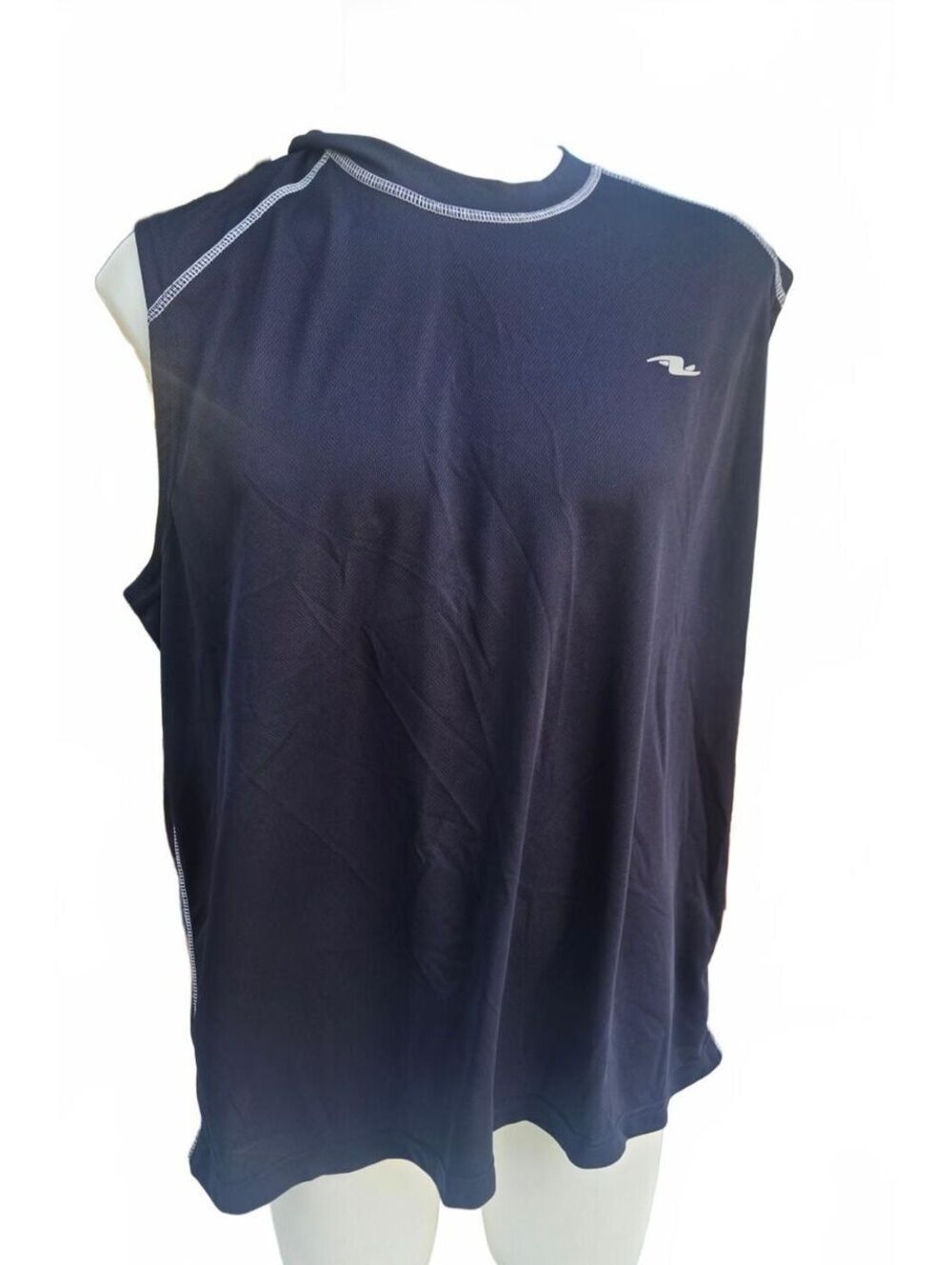 Athletic Works Men's Blue Sleeveless Performance T-Shirt XL